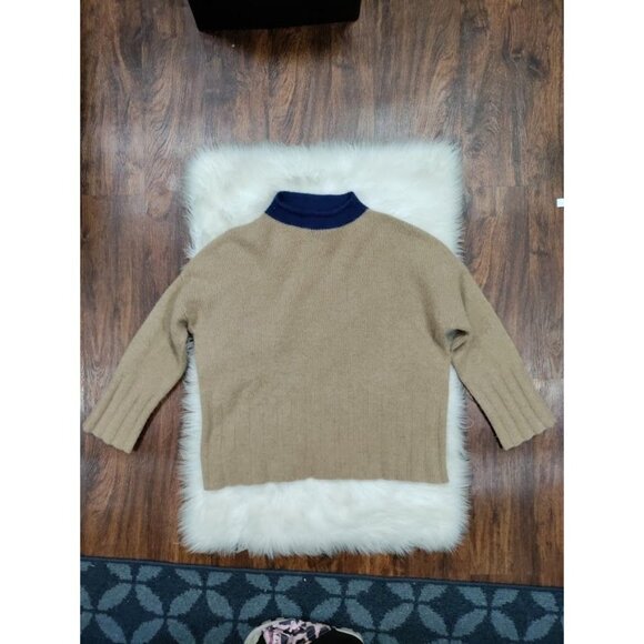 Clouds Cashmere Dolman Sleeve Knit Pullover Sweater Beige Women's Size Large - Picture 4 of 14